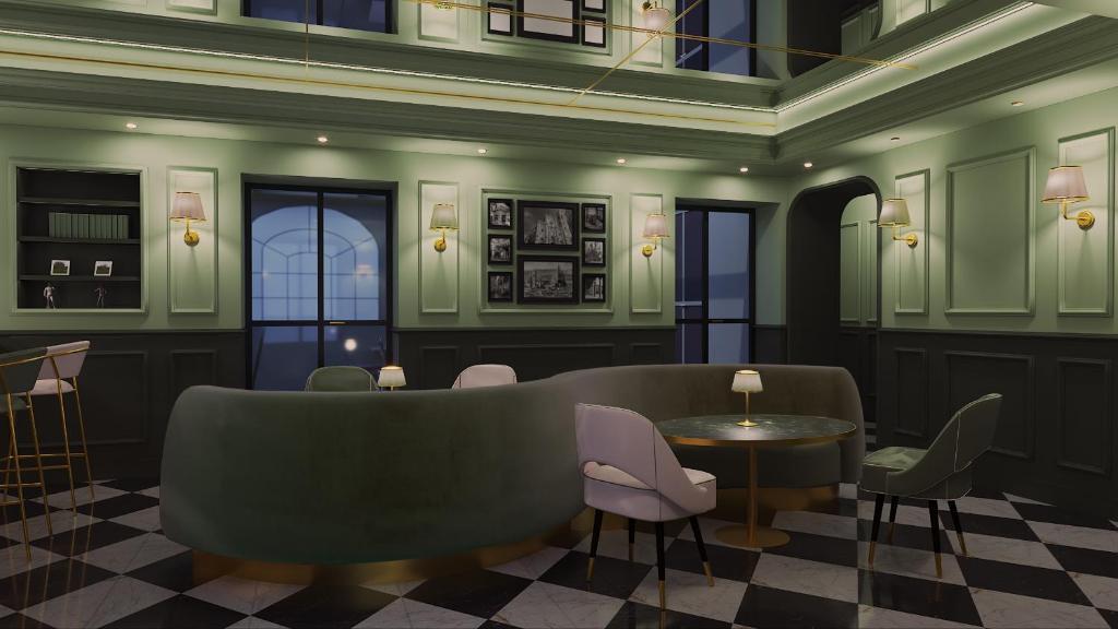 Hotel La Gemma Florence Buitenkant foto The interior of the restaurant